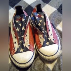 Vintage Converse All Star American Flag Low Top Sneakers